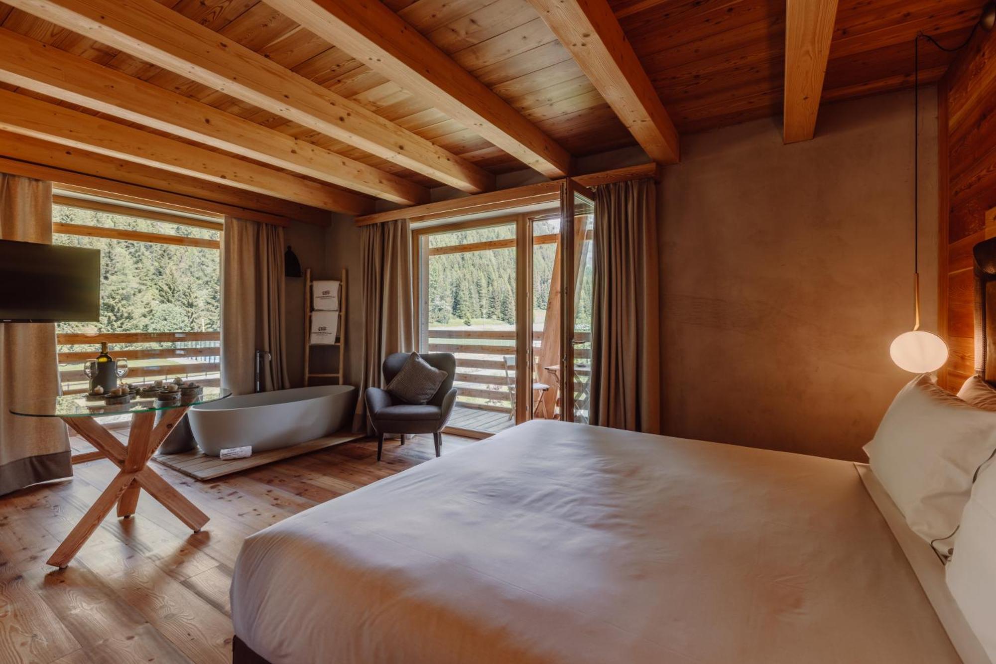 Au Charmant Petit Lac - Ecohotel Parc & Spa Champoluc Exteriér fotografie