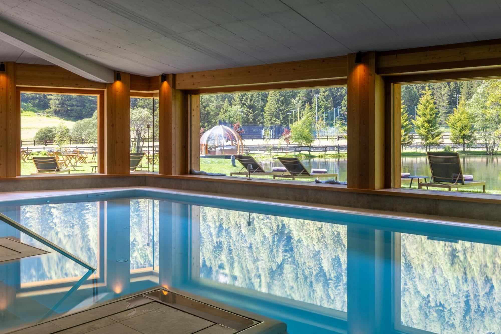 Au Charmant Petit Lac - Ecohotel Parc & Spa Champoluc Exteriér fotografie